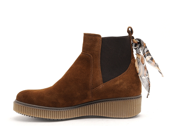 Goodstep boots bottine plates femme 3550 cordoba marron