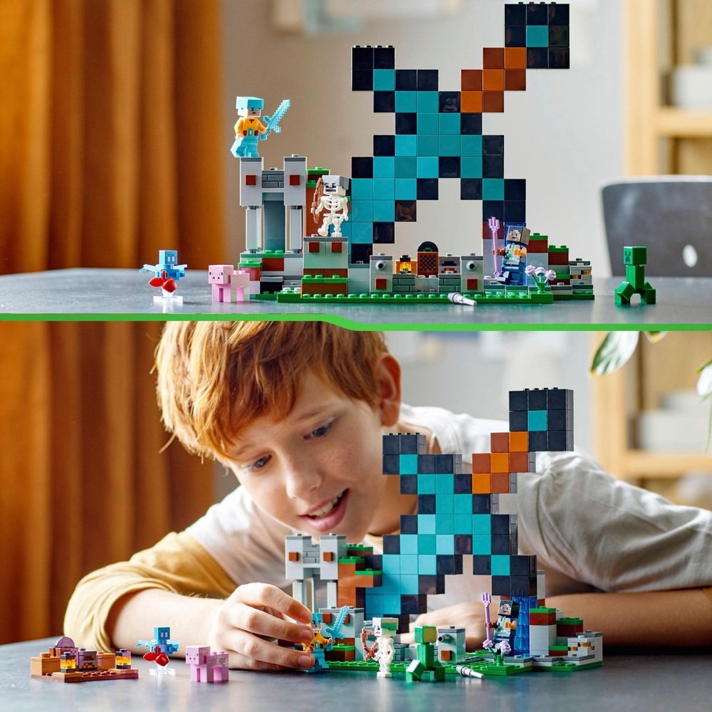 LEGO Minecraft 21244 Das Schwert-Außenposten-Set