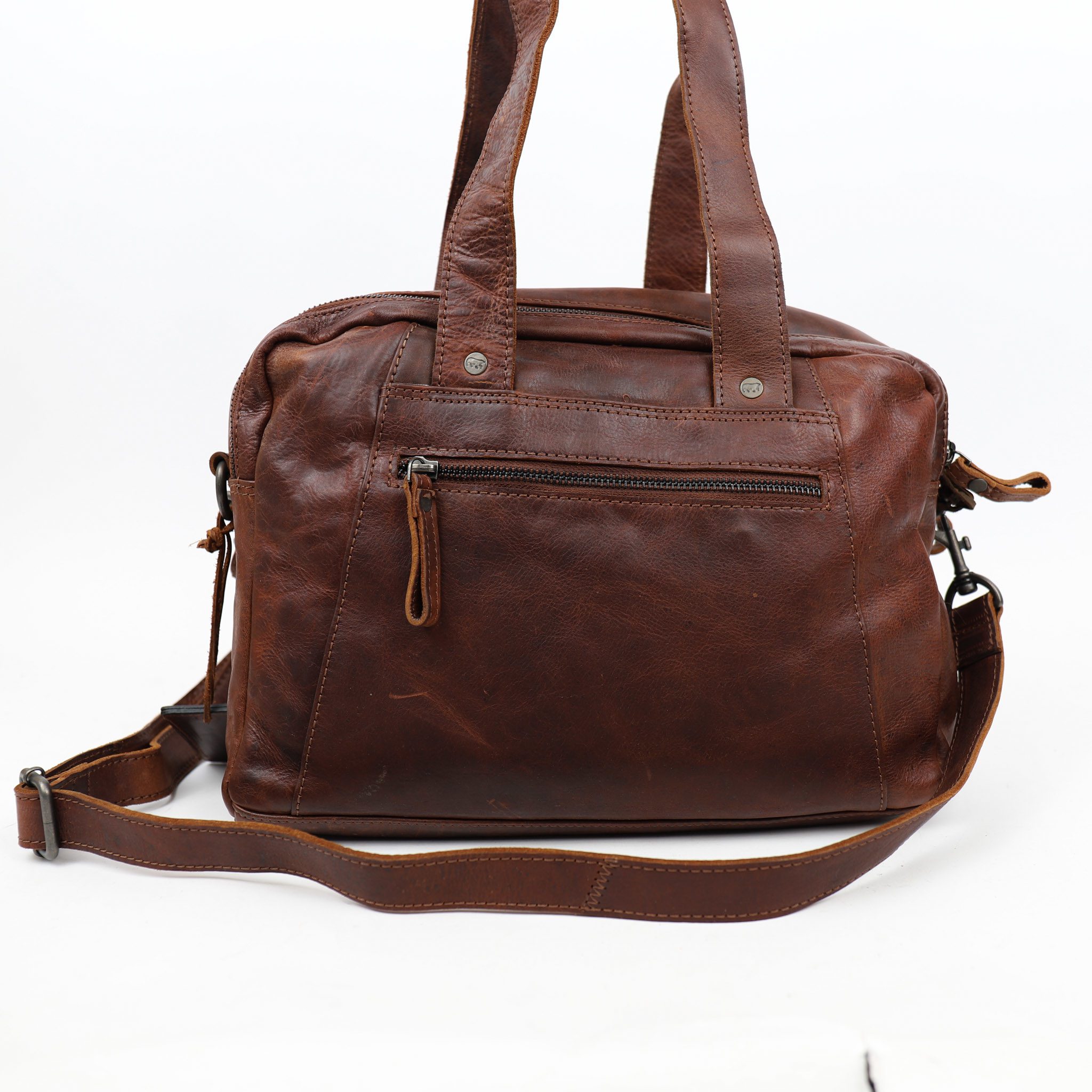 Bear Design By Maaike Hand/ Schoudertas Isabella Cognac BM2267
