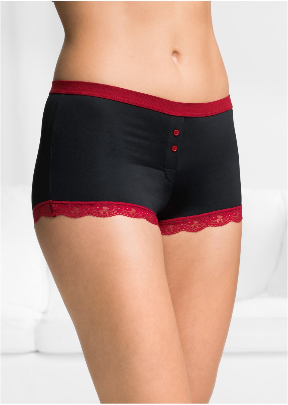 Lot de 3 boxers femme microfibre