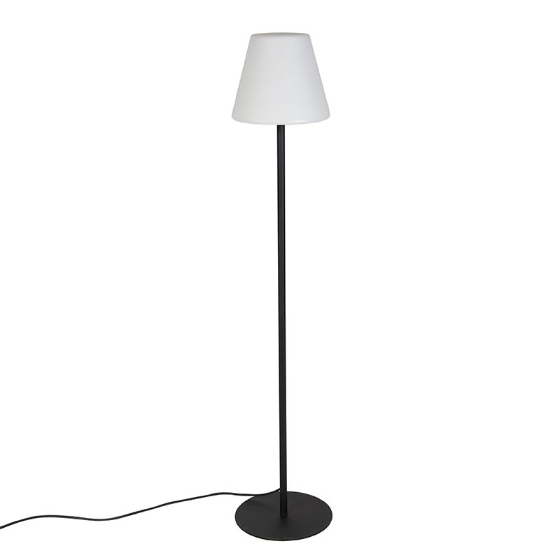 Moderne buiten vloerlamp zwart - Virginia
