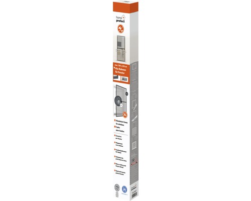 Insectenhor Home Protect raamkozijn XL aluminium antraciet 150x210 cm