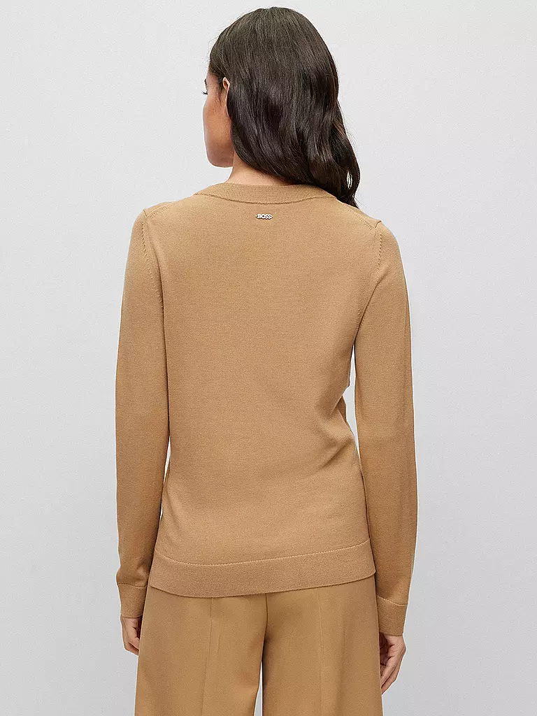 BOSS Pullover FEGANASI beige