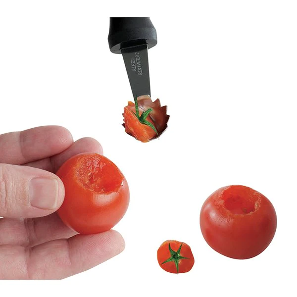 Equeuteur à tomates et cuillère parisienne