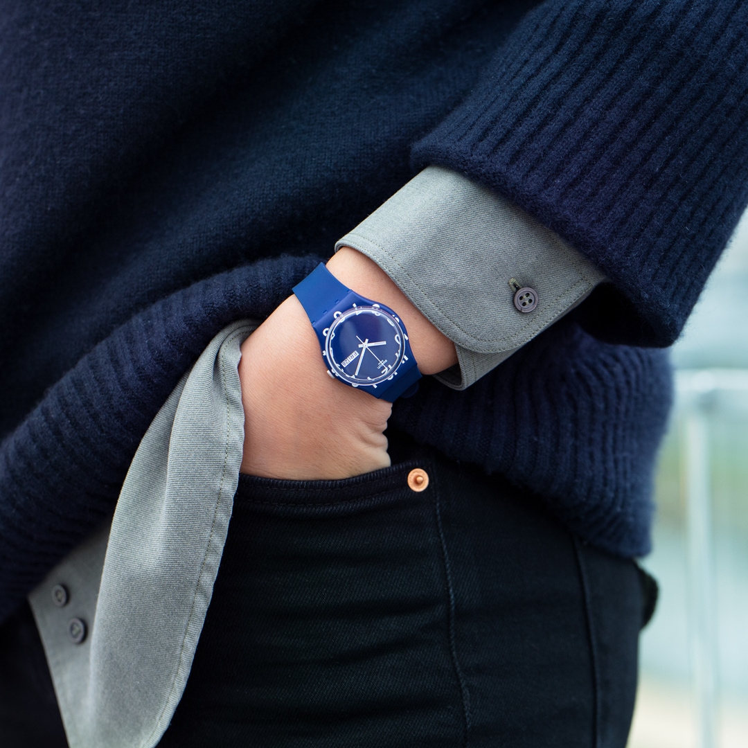 Swatch Original 34 Over Blue