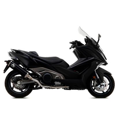 Silencieux Arrow Urban Alu Dark embout Acier noir - Noir