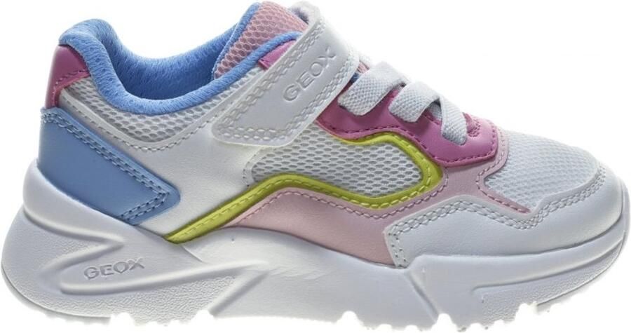 GEOX LOFTUS Sneakers WIT ROZE