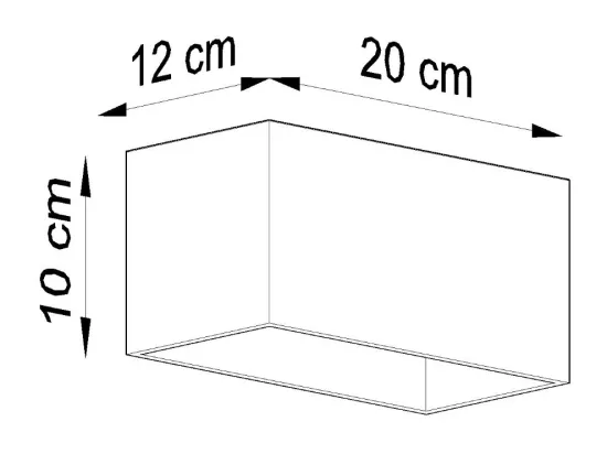 Sollux QUAD MAXI Applique murale encastrable à 2 lumières, noir