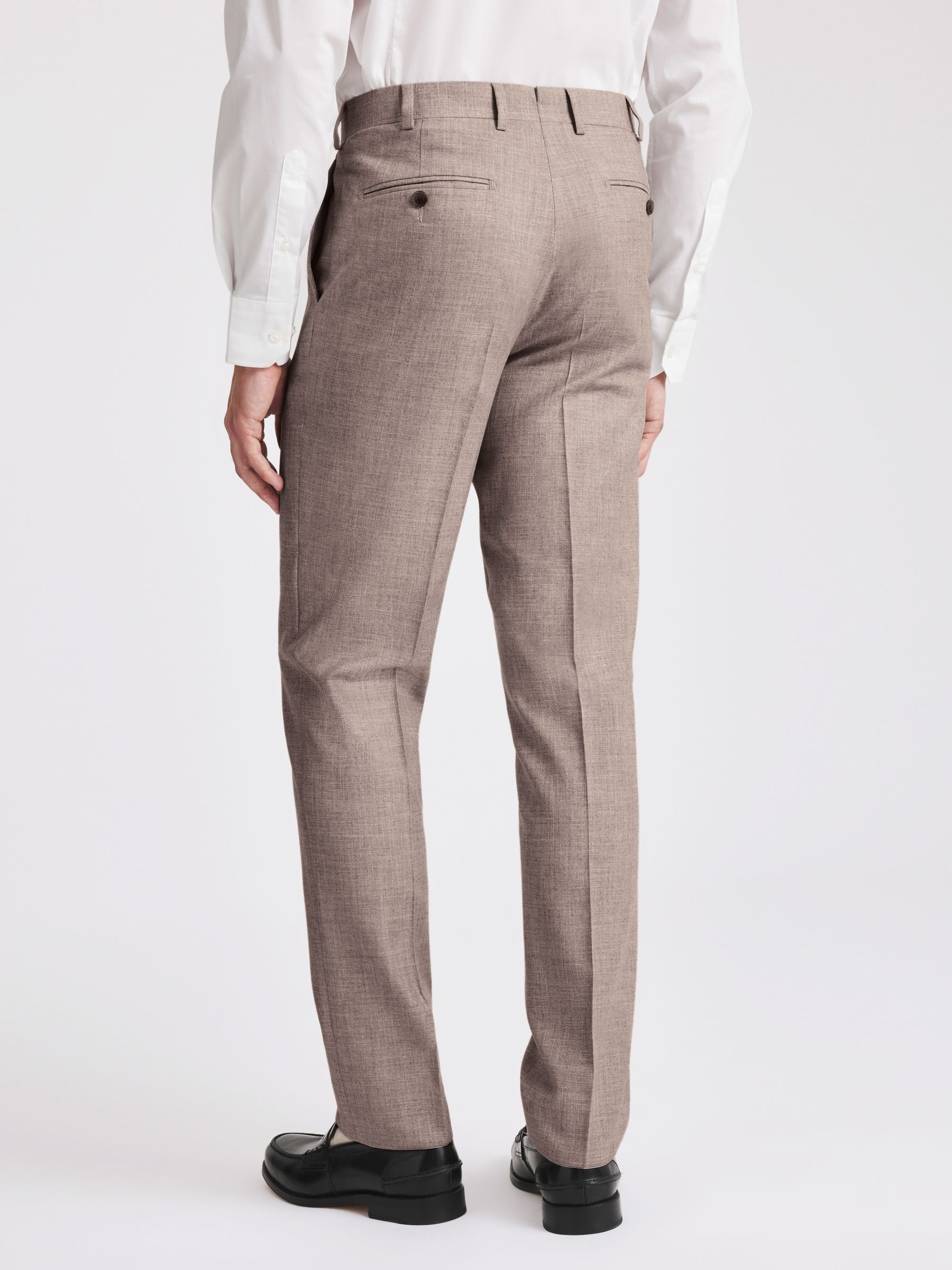 MOSS Italian Tailored Fit Wool Cotton Trousers