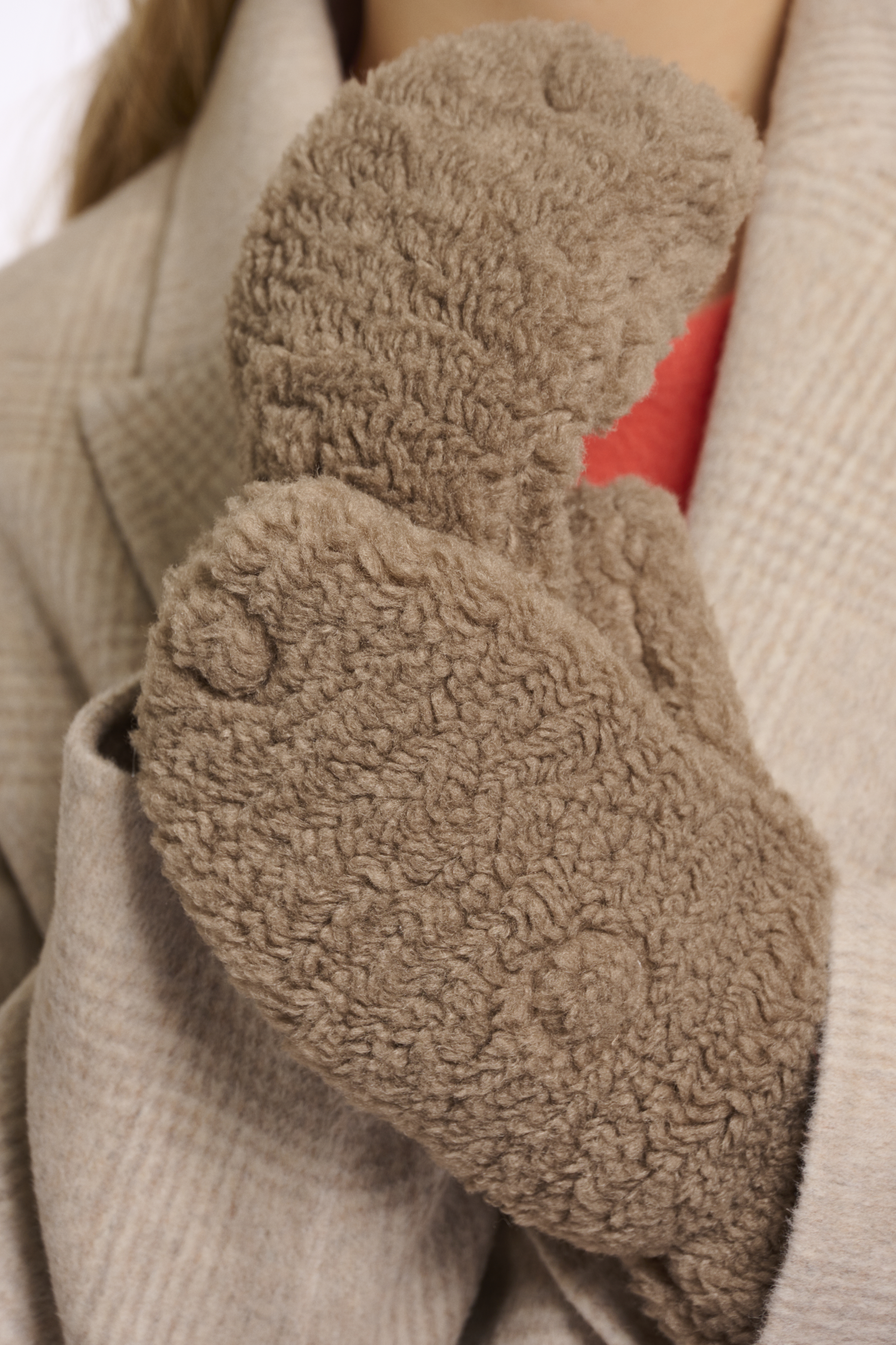 Rino & Pelle - Aleida Teddy Gloves - Toffee