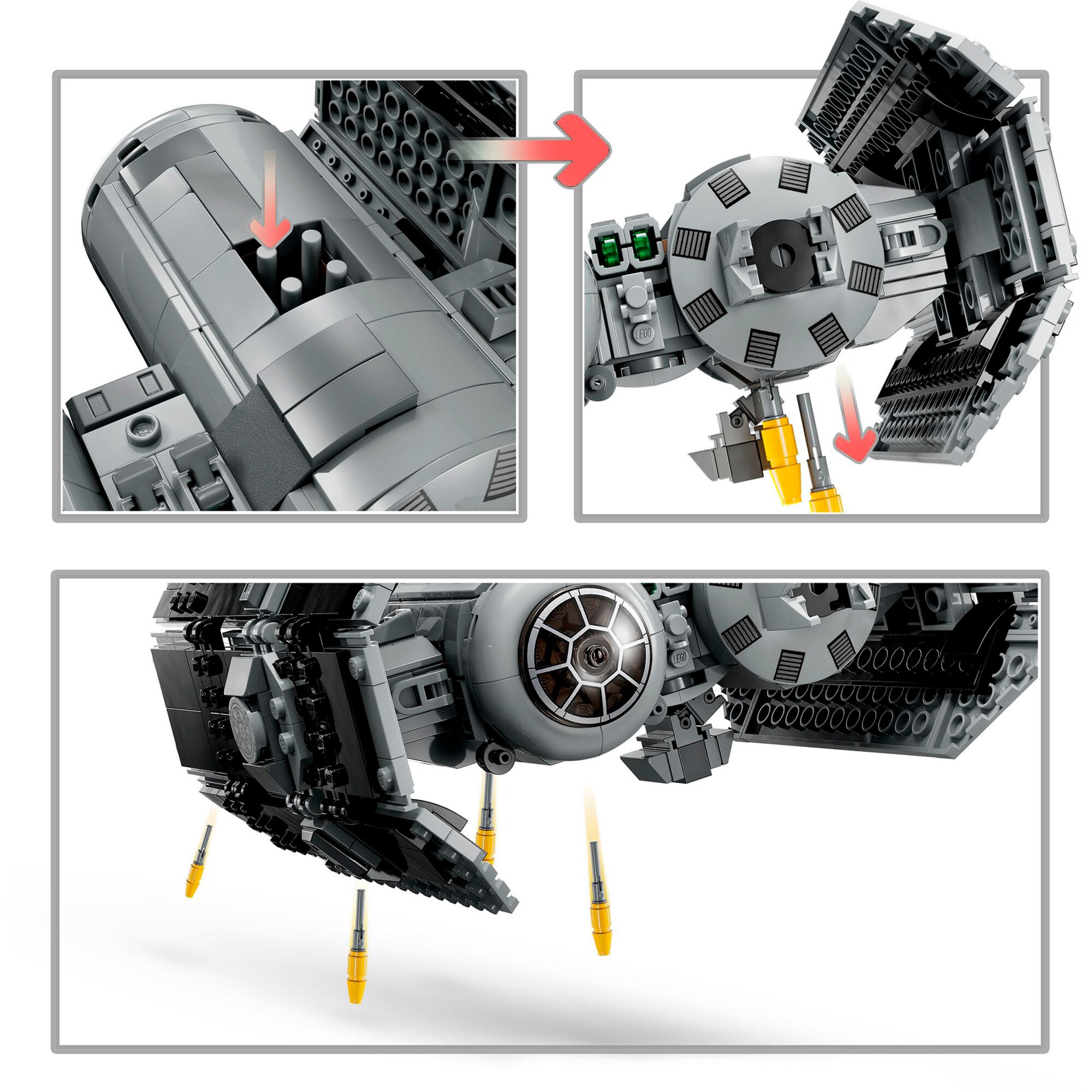 LEGO Konstruktionsspielzeug Star Wars TIE Bomber