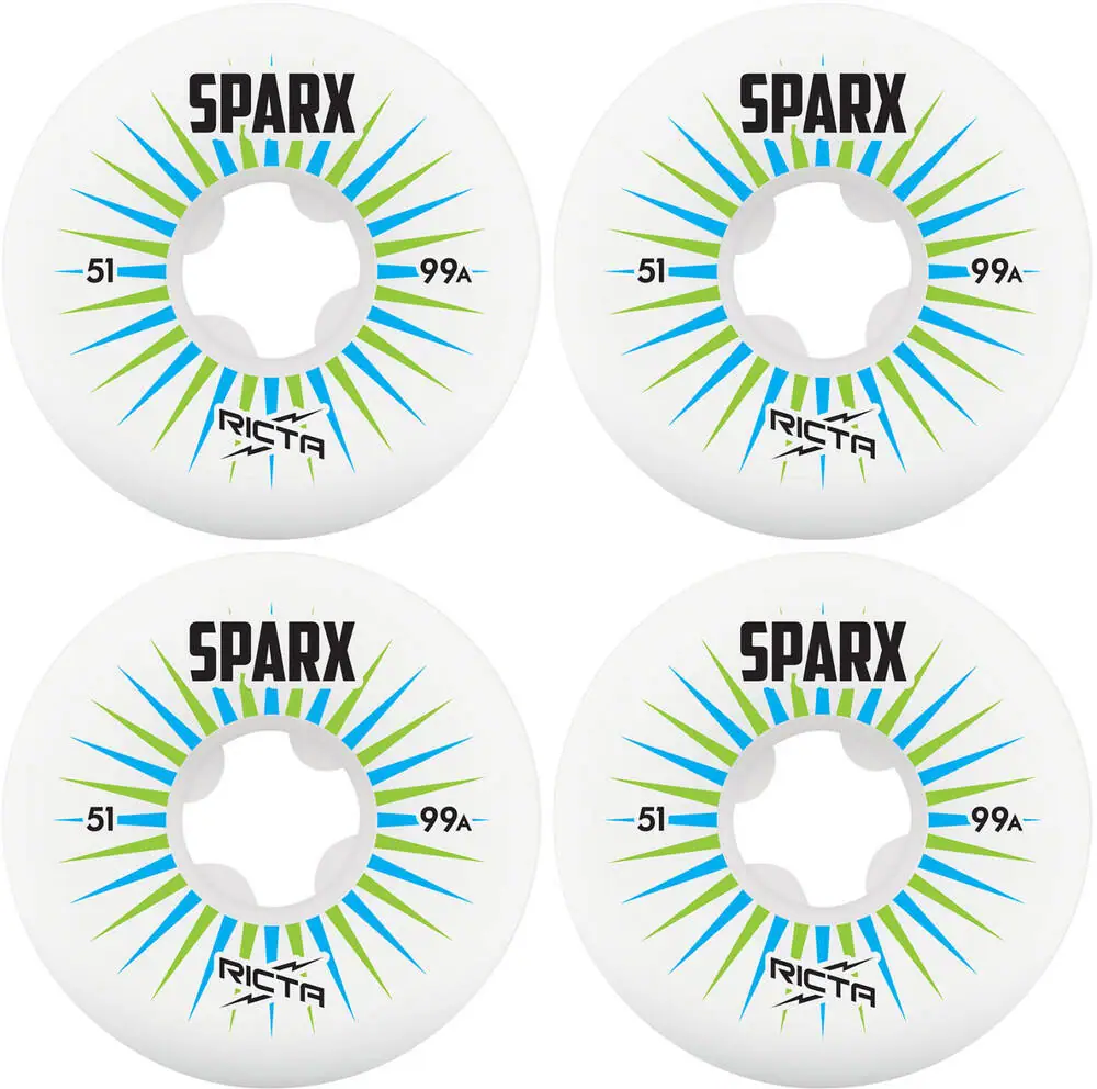 Ricta Sparx 99A Skateboard Hjul 4-Pak | SkatePro
