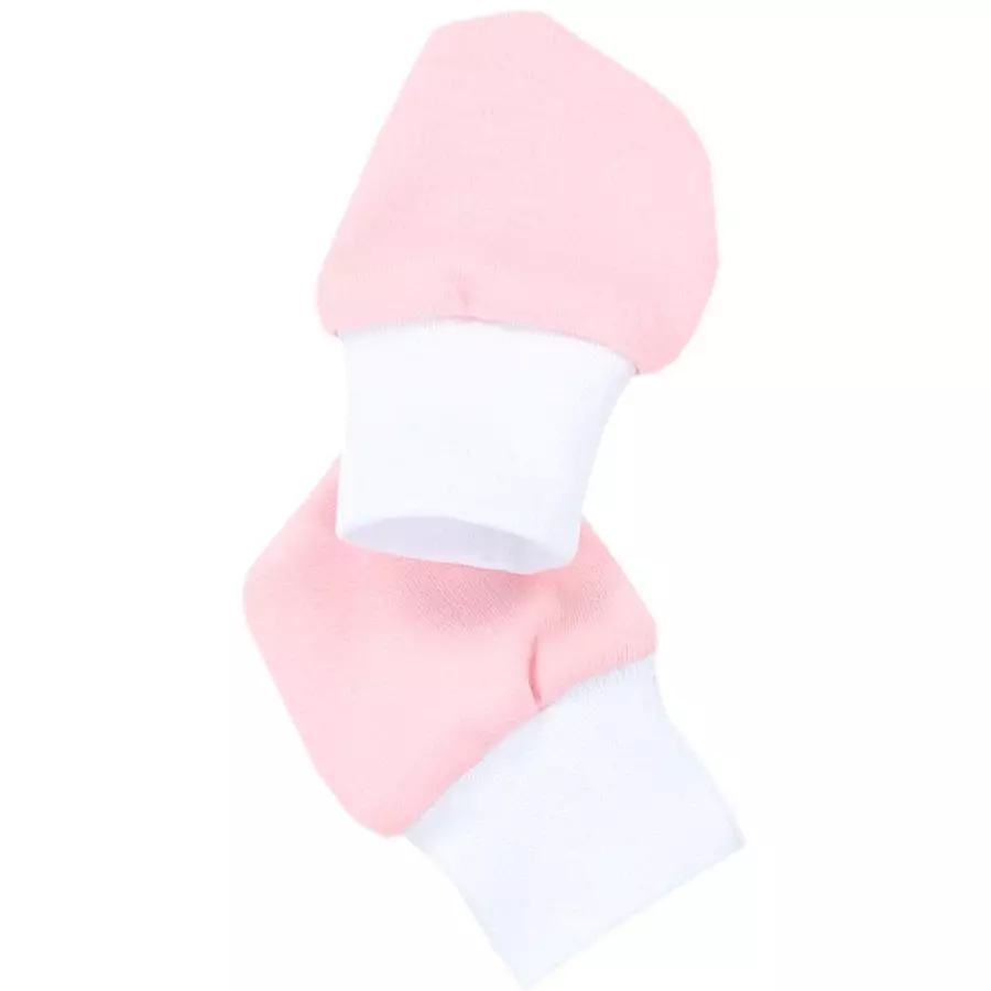 TupTam Baby Handschuhe Neugeborene Kratzhandschuhe rosagelb