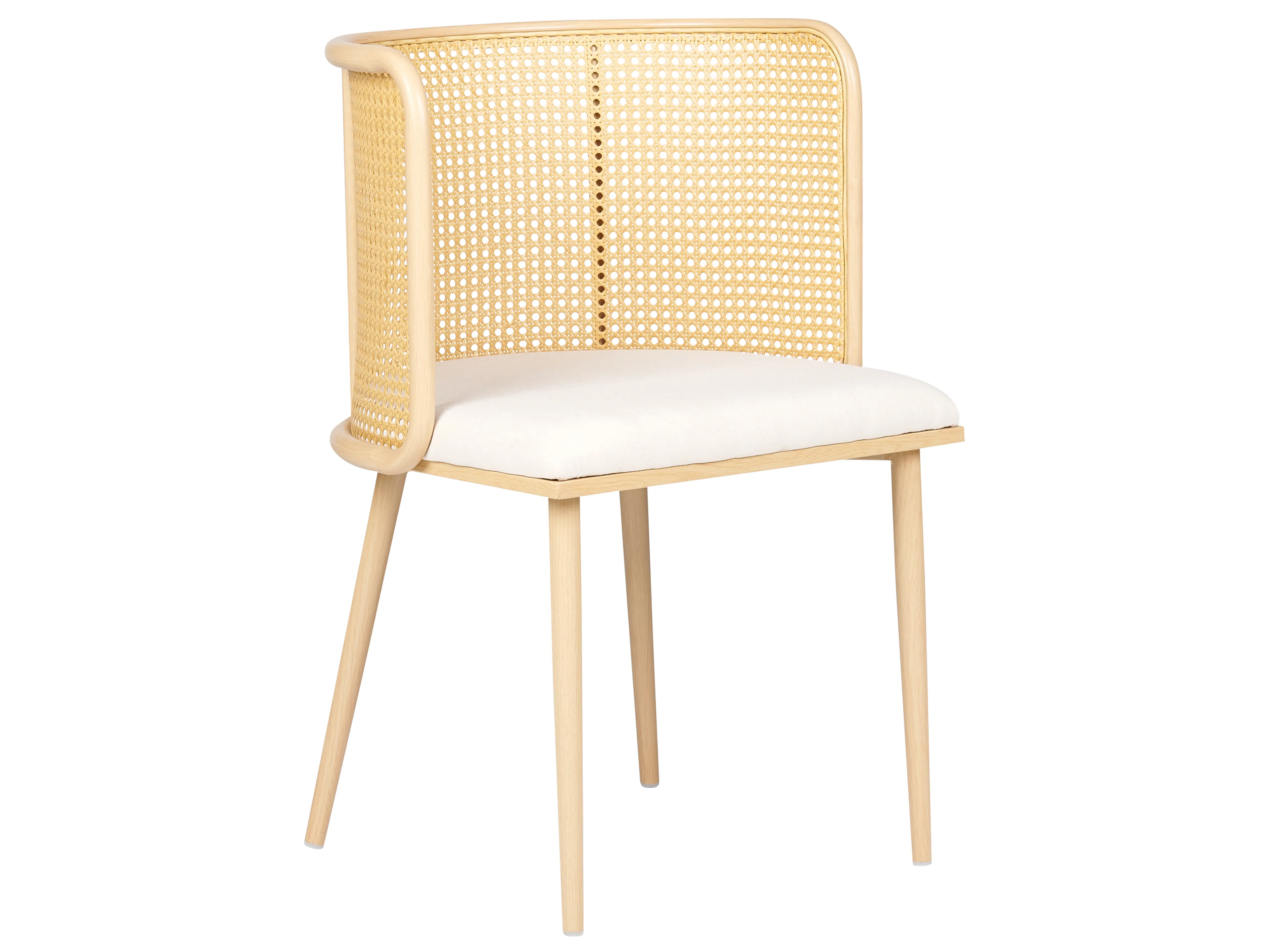 Set van 2 eetkamerstoelen KOBUK Metaal Lichtbruin