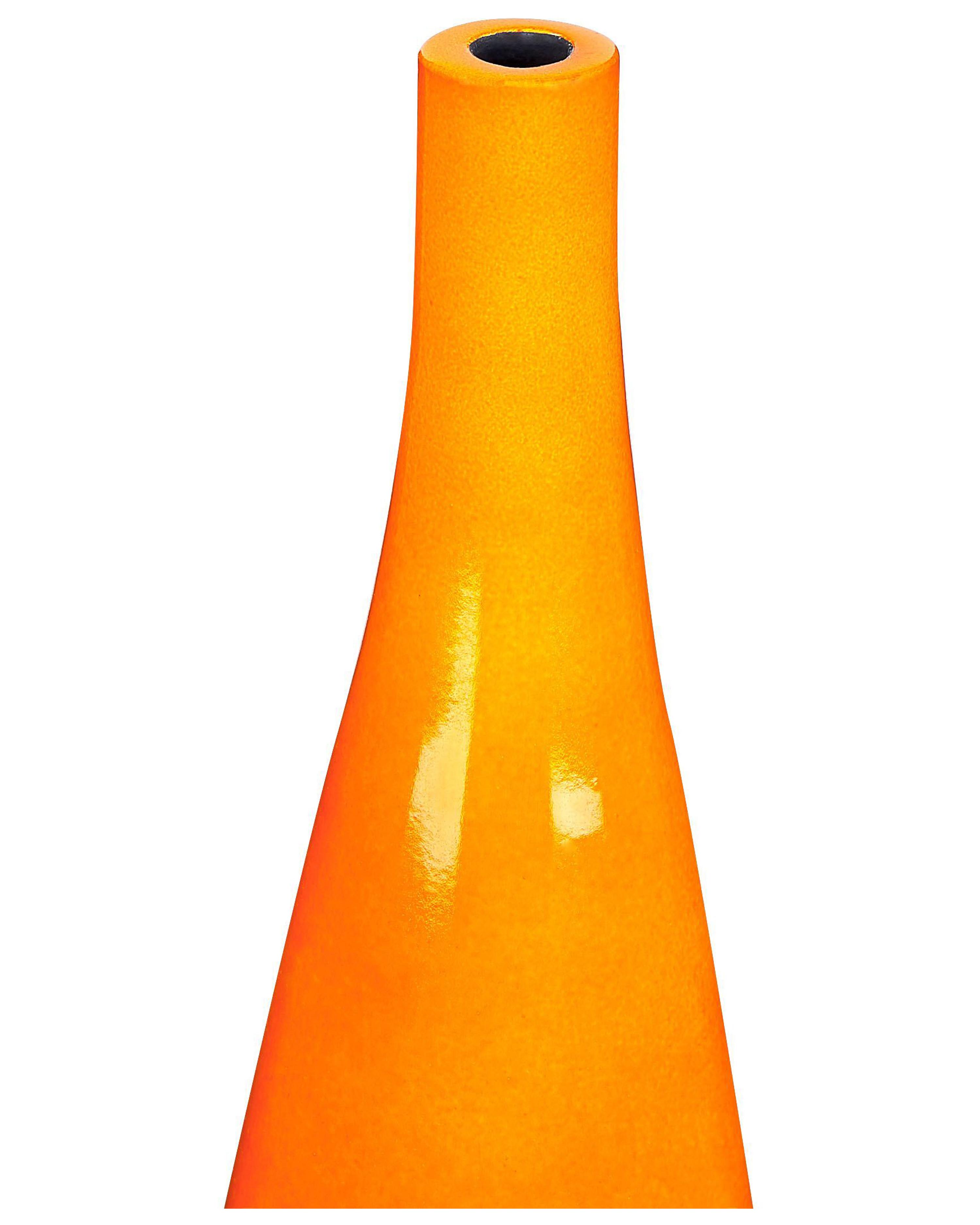 Bloemenvaas SABADELL Keramiek 50 cm Oranje
