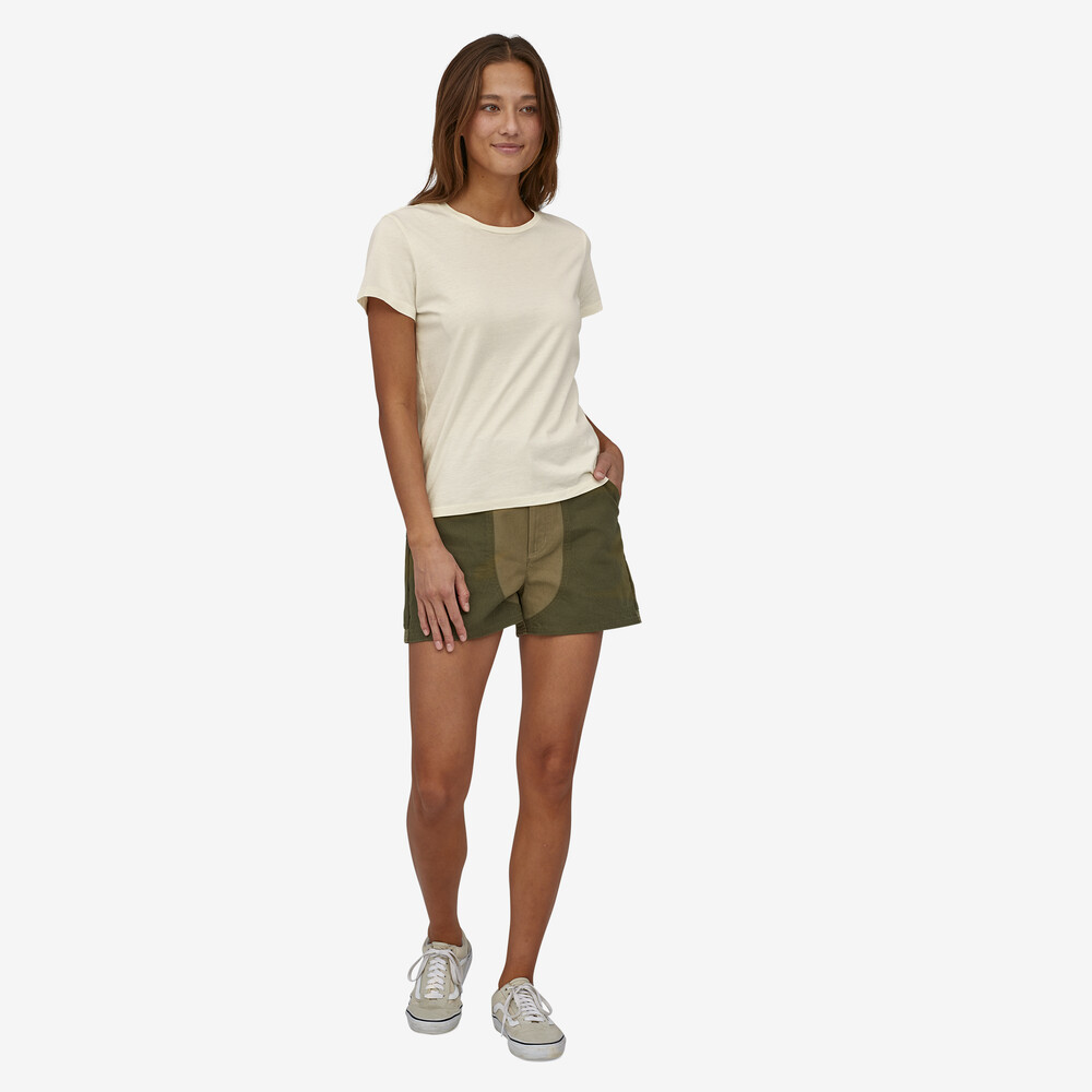 Damen-T-Shirt aus regenerativer, biozertifizierter Baumwolle