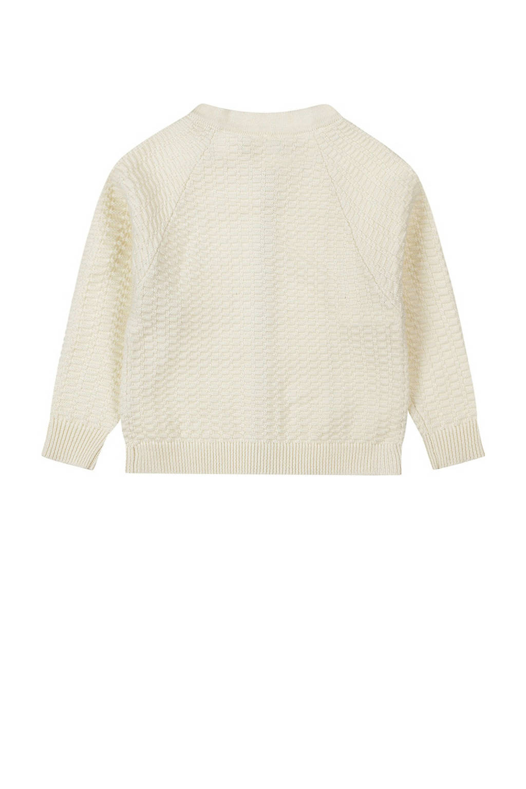 Dirkje baby gebreid vest wit