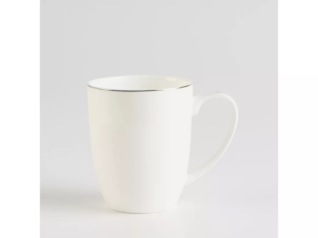 Tasse Bast blanc moyen 11 x 9 x 13