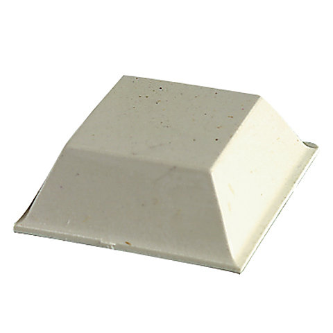 Butée ø20,6 x Hauteur 7,6 mm adhésif blanc