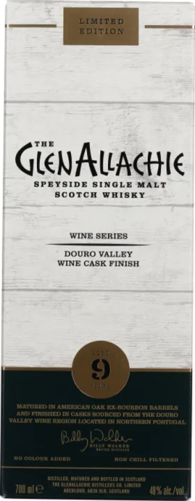 GLENALLACHIE 9 YEARS DOURO VALLEY WINE FINISH 70CL