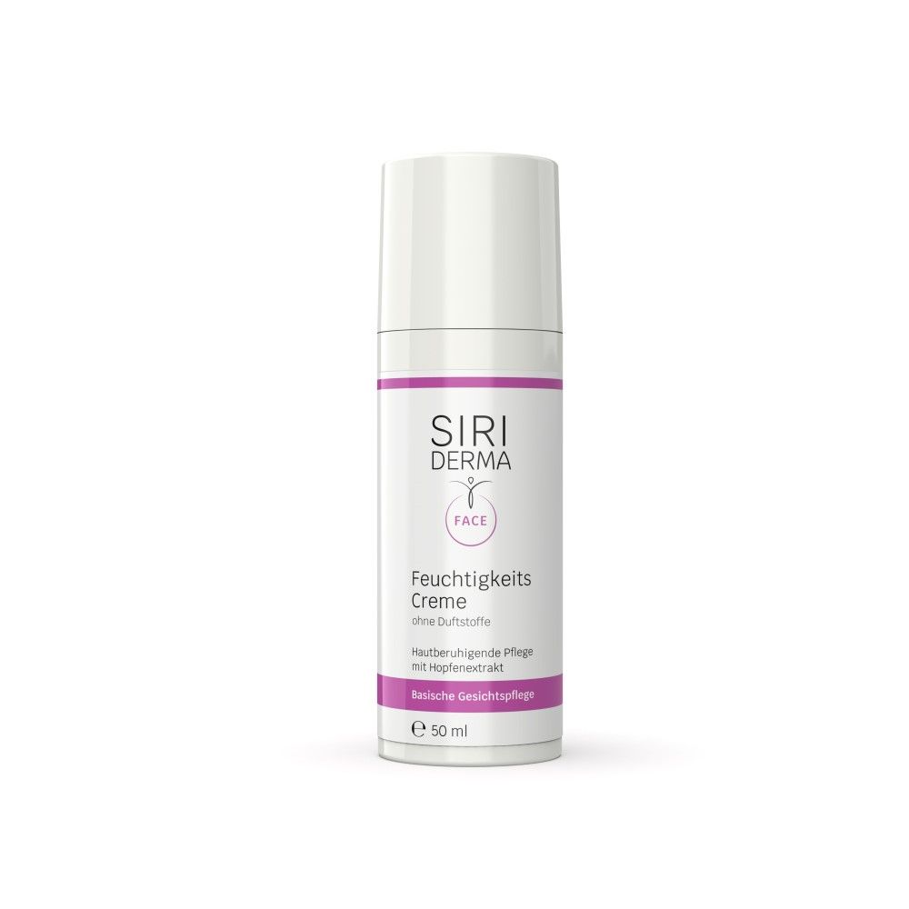 Siriderma Feuchtigkeitscreme ohne Duft-Pflege für empfindliche Mischhaut und bei Rosacea/Couperos