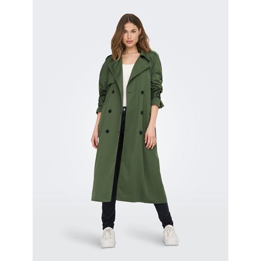 ONLY Chloe Trenchcoat, Four Leaf Clover, XS