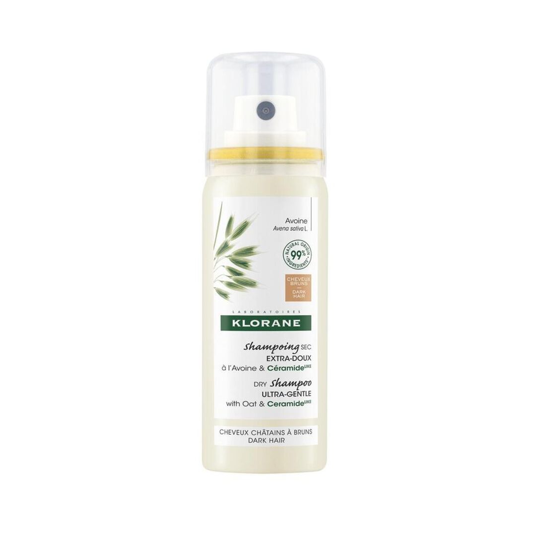KLORANE  Champô Seco Aveia e Ceramidas (Cabelo Castanho) - 50ml