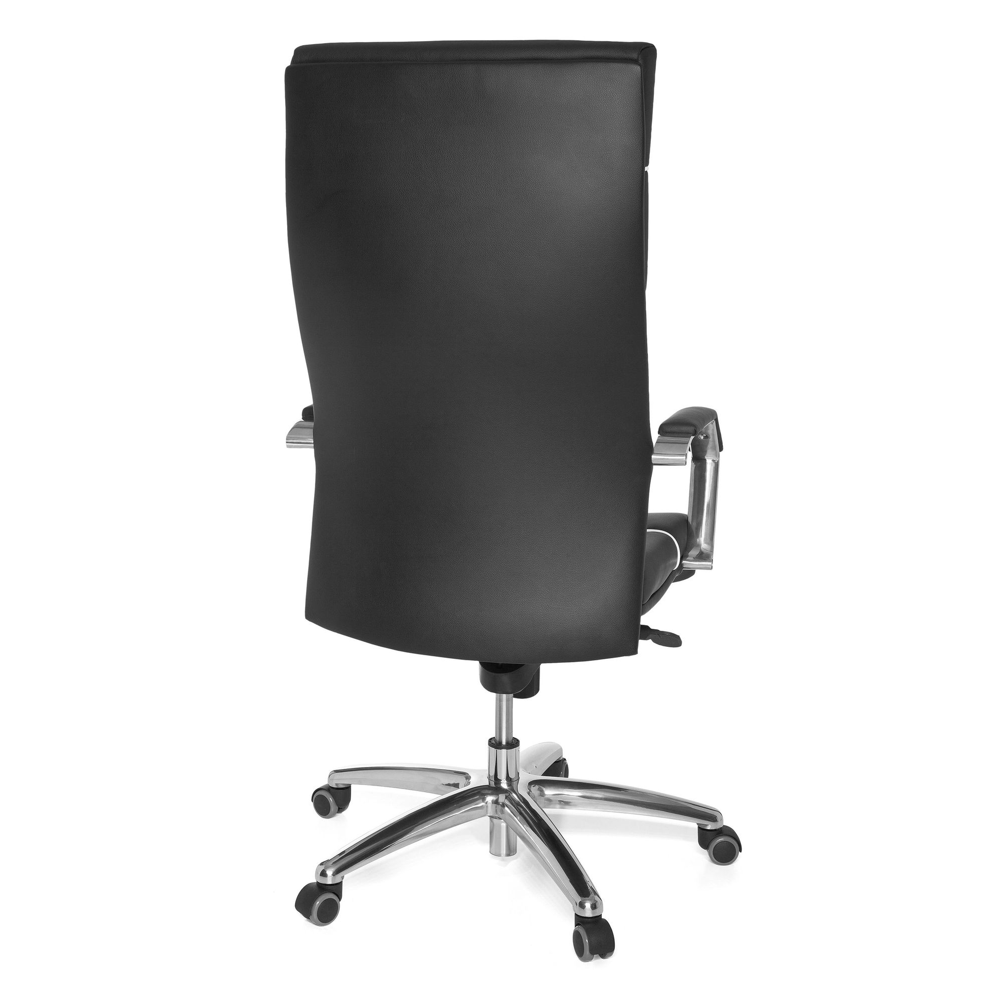 FineBuy XXL Chefsessel Echtleder schwarz Bürostuhl Drehstuhl Schreibtischstuhl