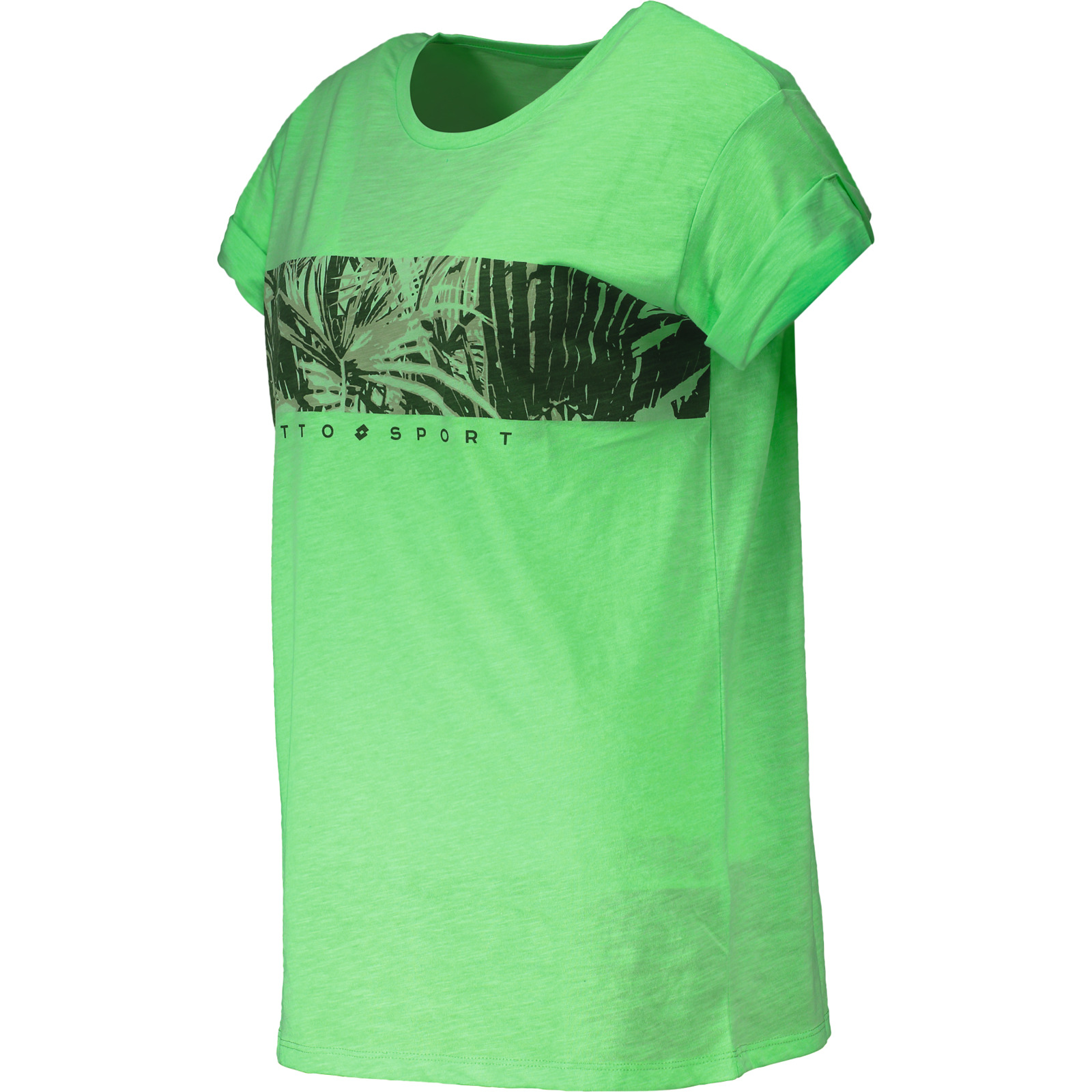 Lotto Damen-T-Shirt Tropical M, hellgrün