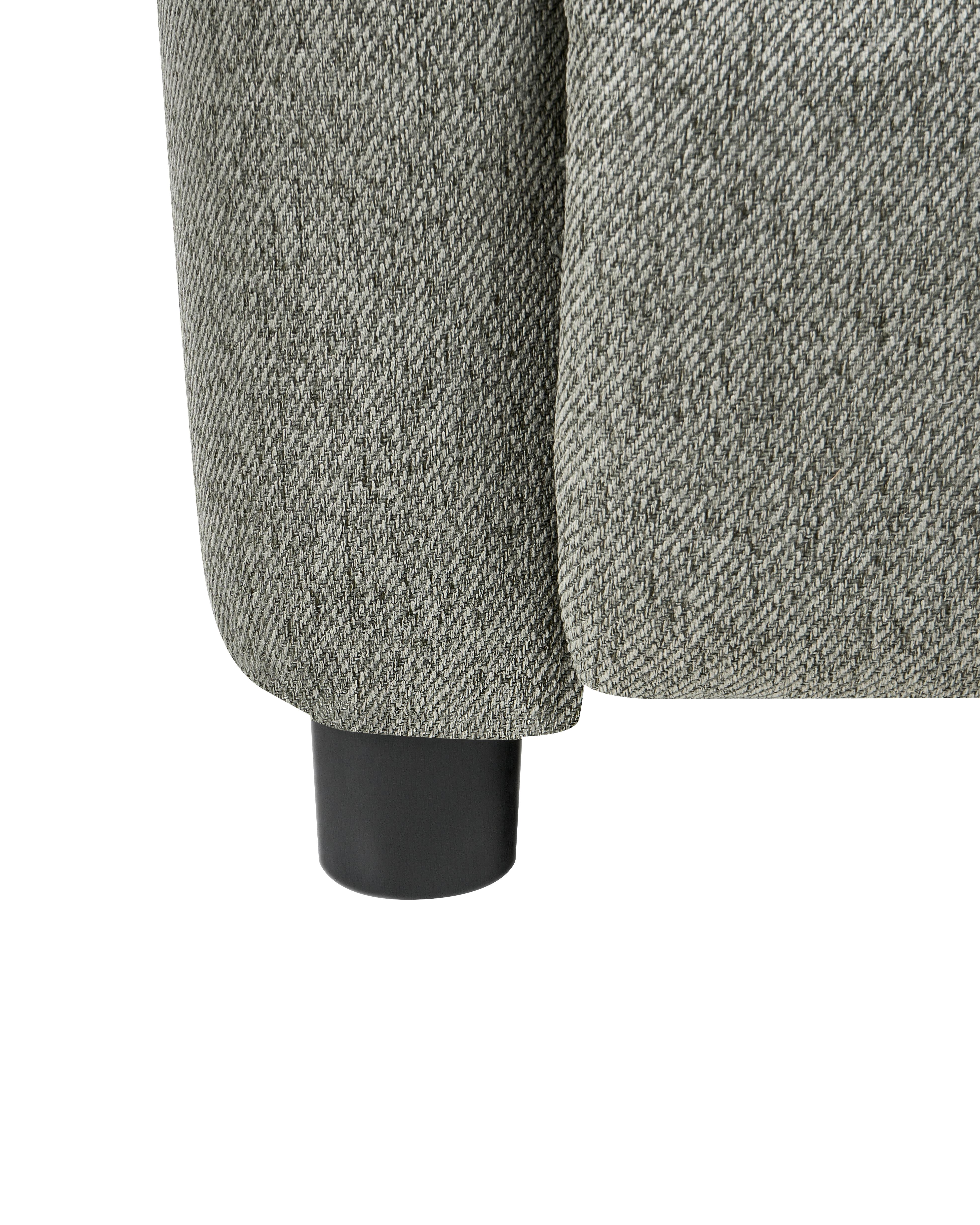 Relaxfauteuil SANDE inclusief voetensteun Stof Lichtgroen