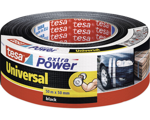 tesa extra power universele reparatietape zwart 50m x 50mm