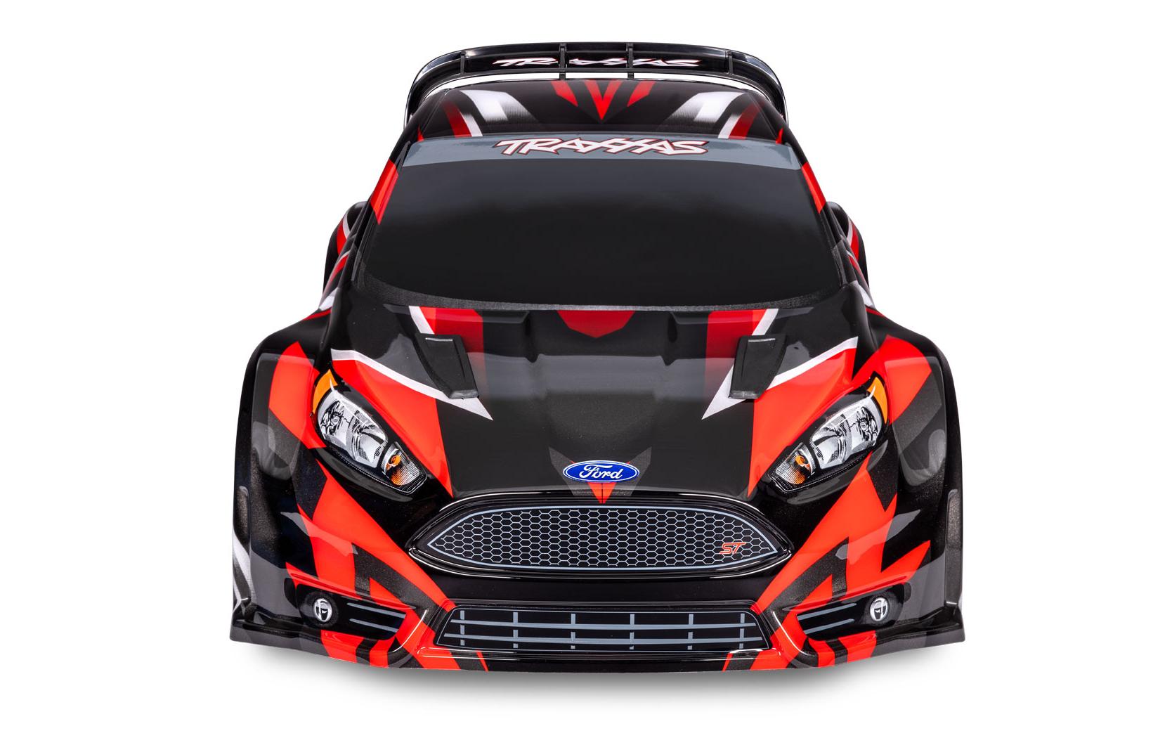 Rally Ford Fiesta ST BL-2S 4WD Rot, ARTR, 1:10<br>Robustes RC Rallyauto mit Brushless Antrieb