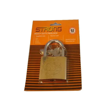 China Trading Vorhängeschloss mit 3 Schlüsseln, 63 mm