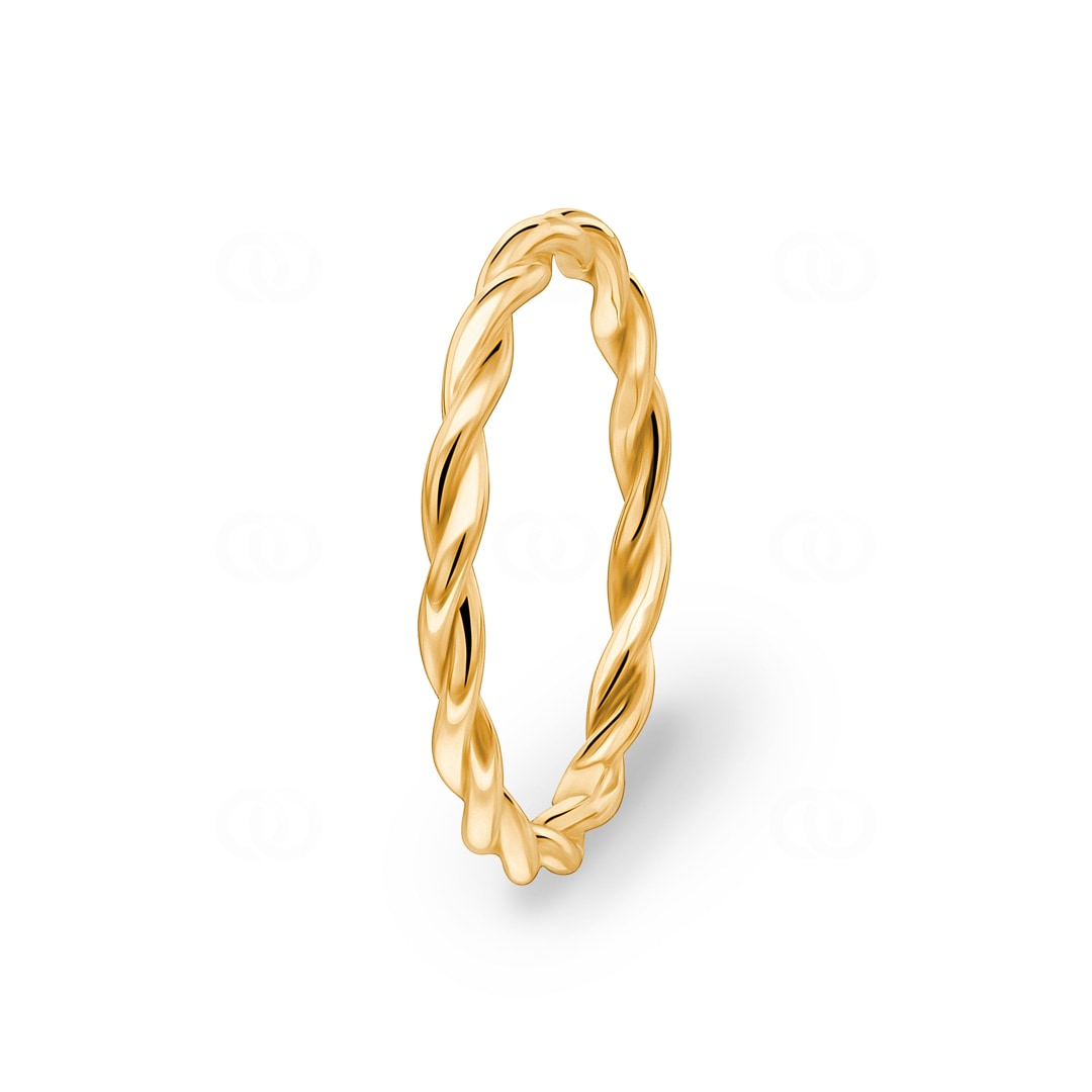 Kordelring 750/18 K Gelbgold