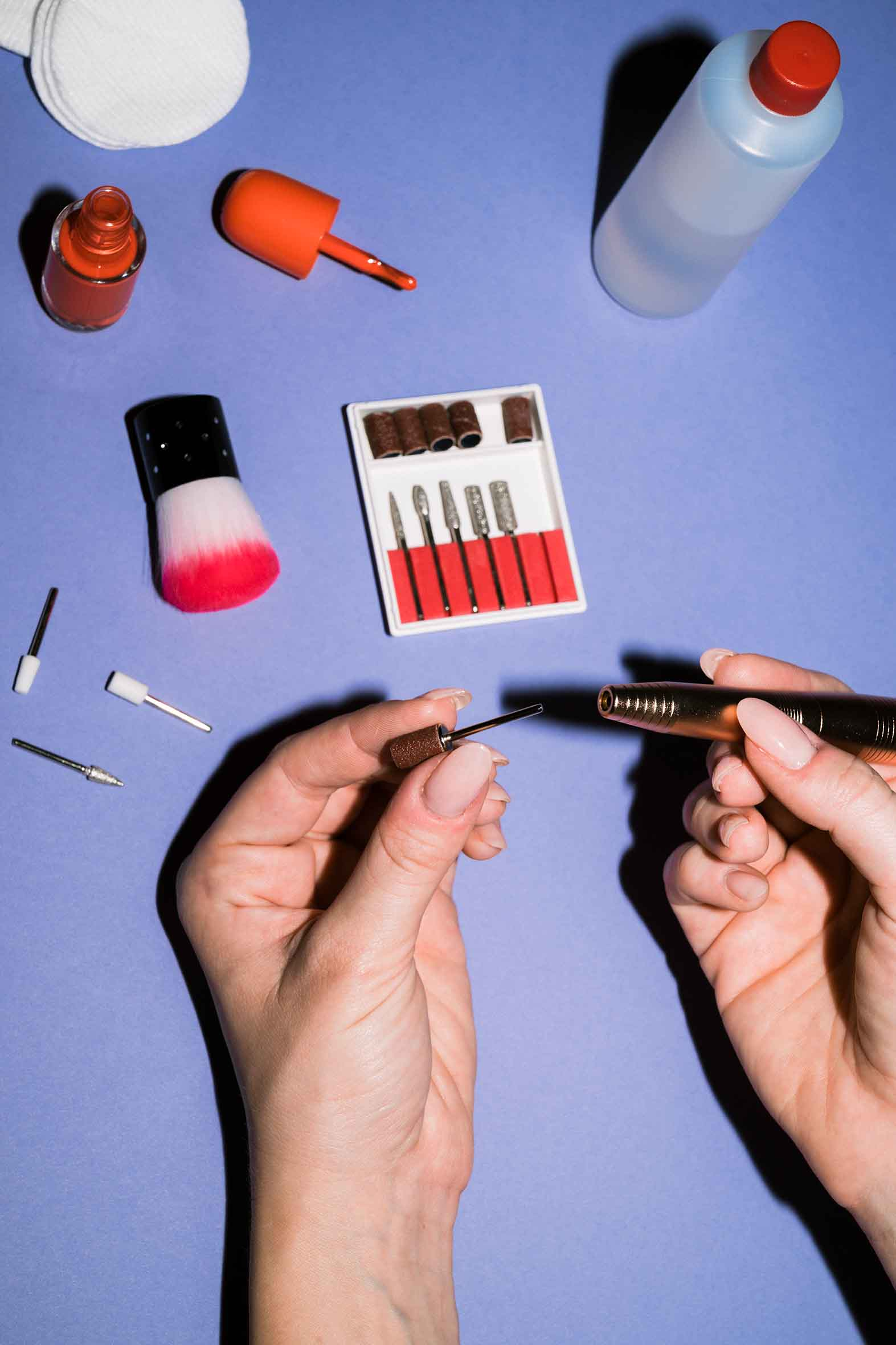 12in1 Elektrische USB Nagelfräse Nagelpflege Polierwerkzeug Maniküre Pediküre Set - Roségold