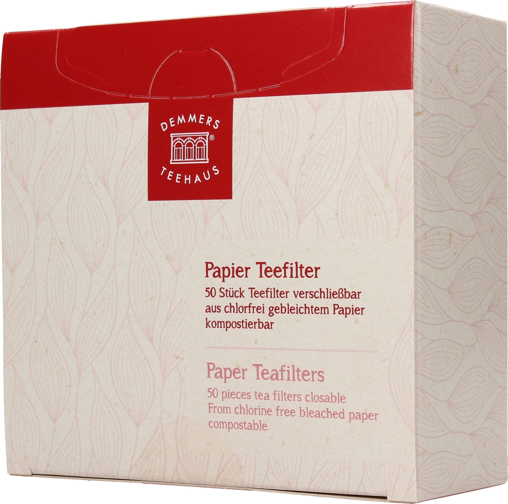 DEMMERS TEEHAUS  Papier Teefilter verschließbar