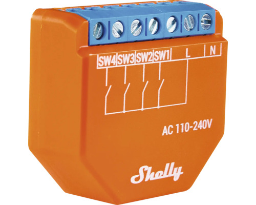 Shelly Plus i4 Scene Activator Bluetooth + WLAN