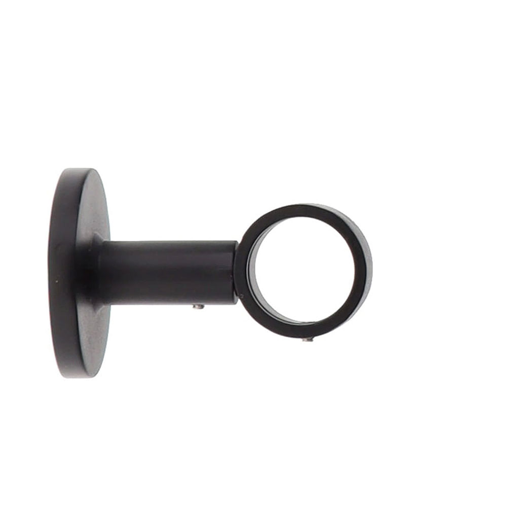 Support simple noir mat 115mm D28mm