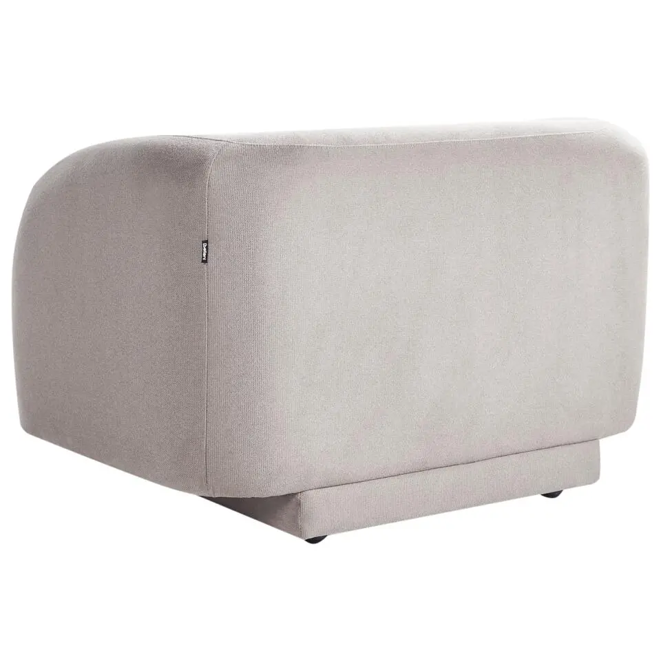 SKJANES - Fauteuil - Lichtgrijs - Polyester