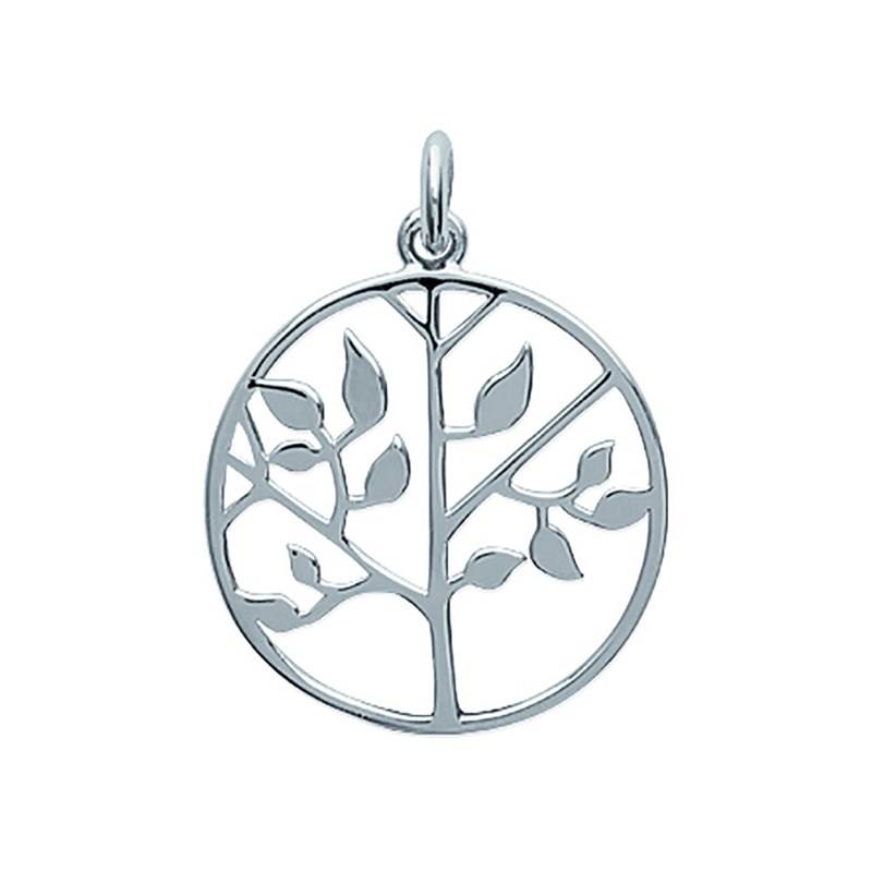 Pendentif Femme - Argent 925 - Arbre de vie - Hauteur : 26mm - Largeur : 20mm