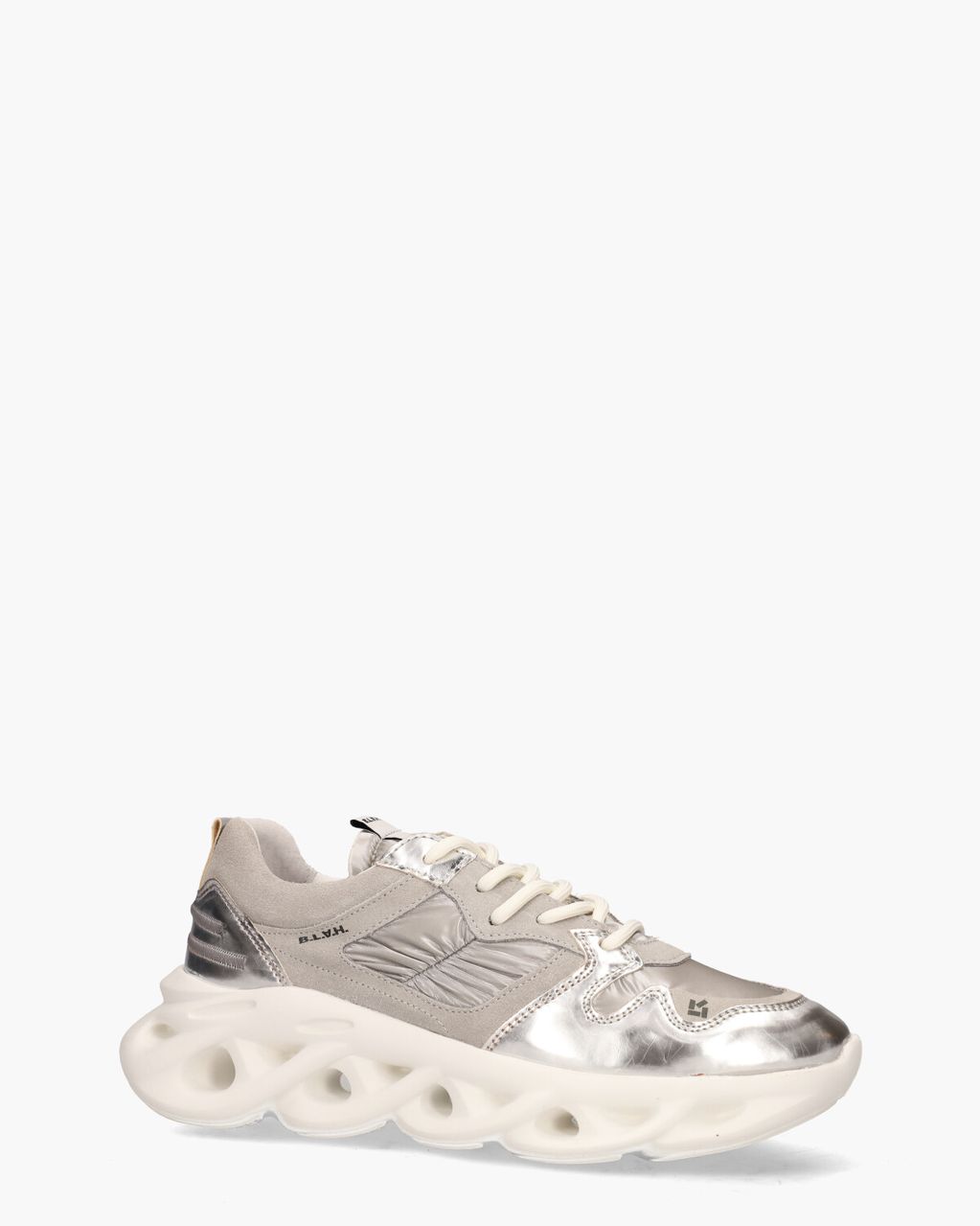 B.L.A.H. Cassandra Beige/Zilver Damessneakers