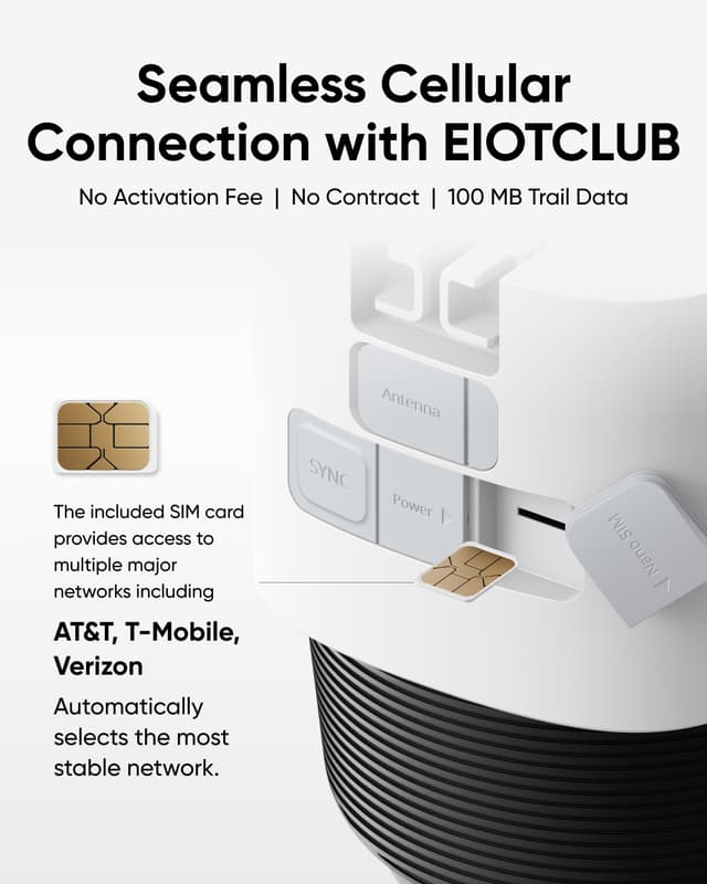 Eufy 4G LTE Cam S330 sikkerhedskamera (hvid)
