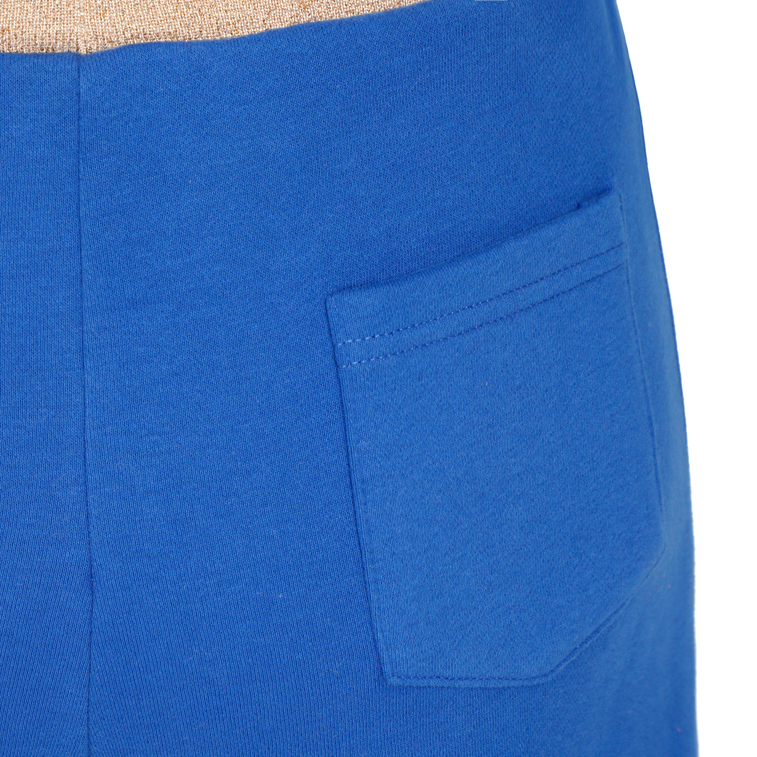 Quiet Please Retro Stripe Shorts Femmes - Bleu , Multicouleur