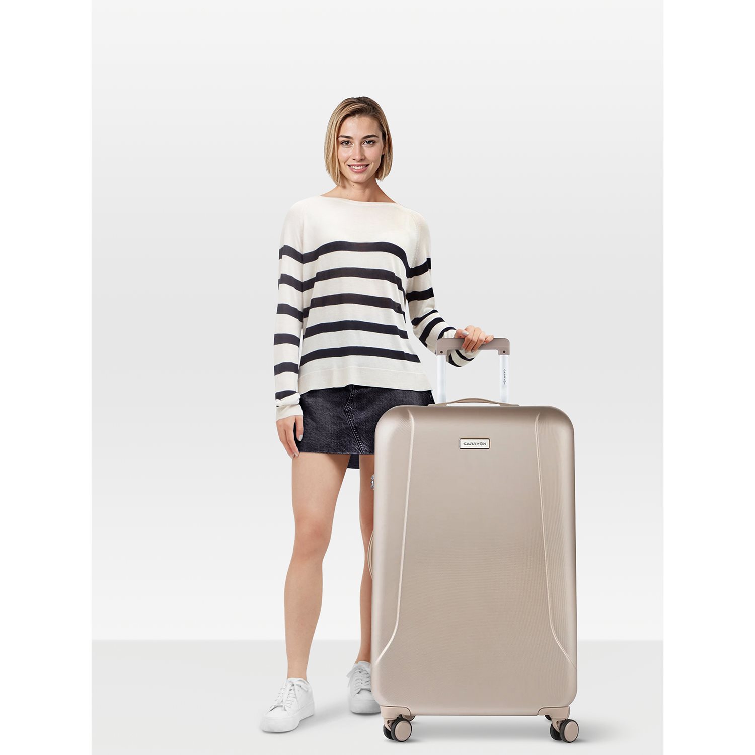 CarryOn Skyhopper 4 Wiel Trolley 78 champagne