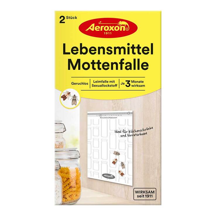 Aeroxon Lebensmittel Mottenfalle, 2 St