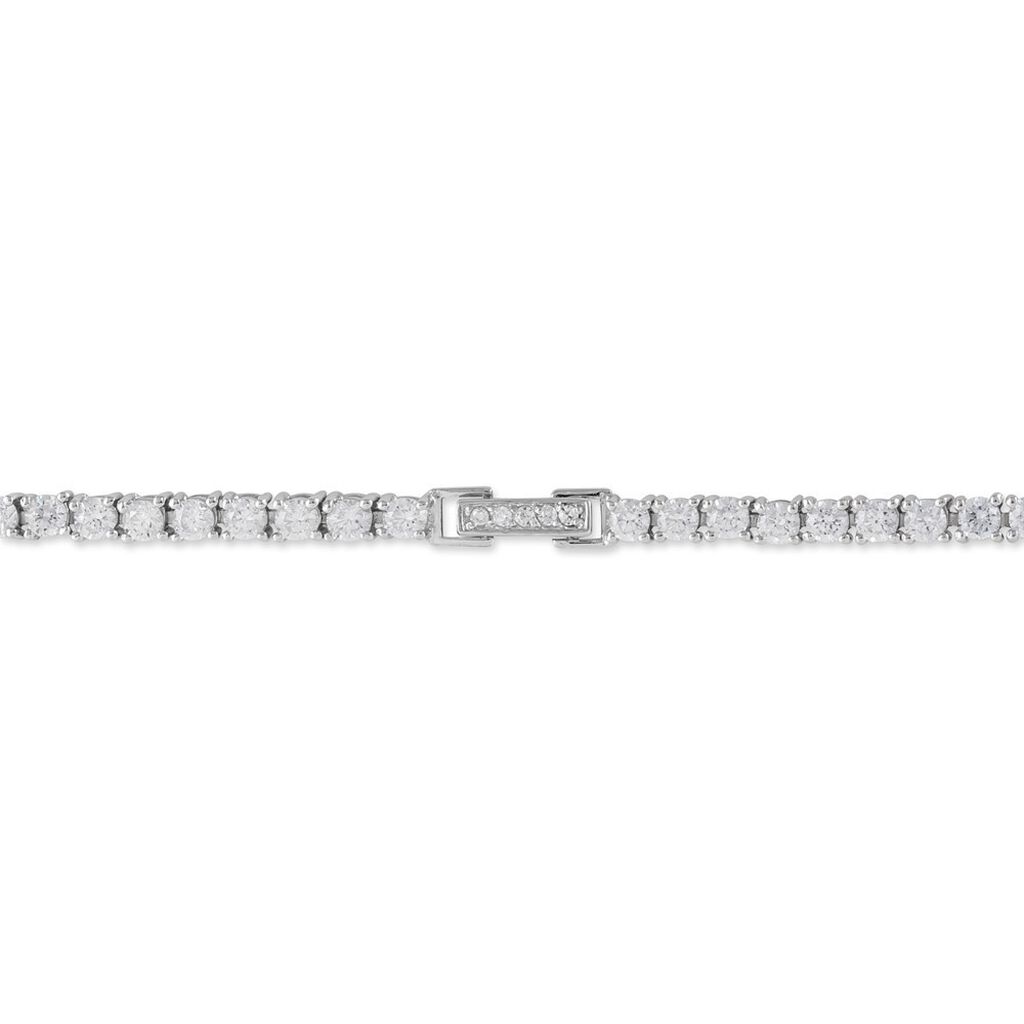 Bracelet Elios Argent Blanc Oxyde De Zirconium
