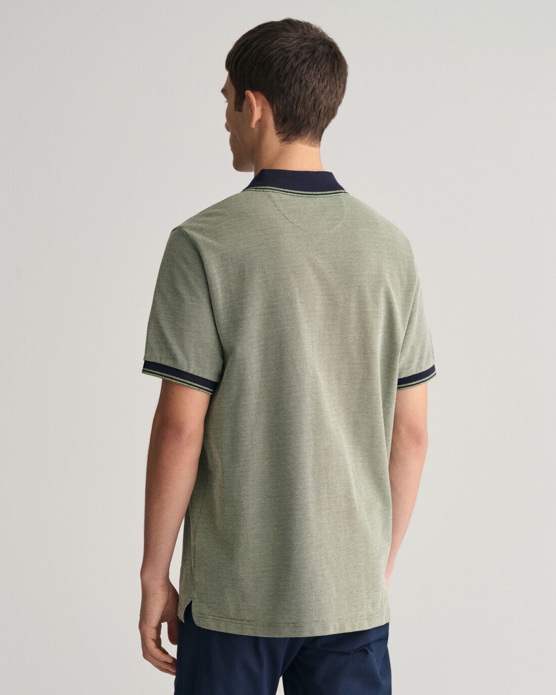 Oxford Piqué Polo Green