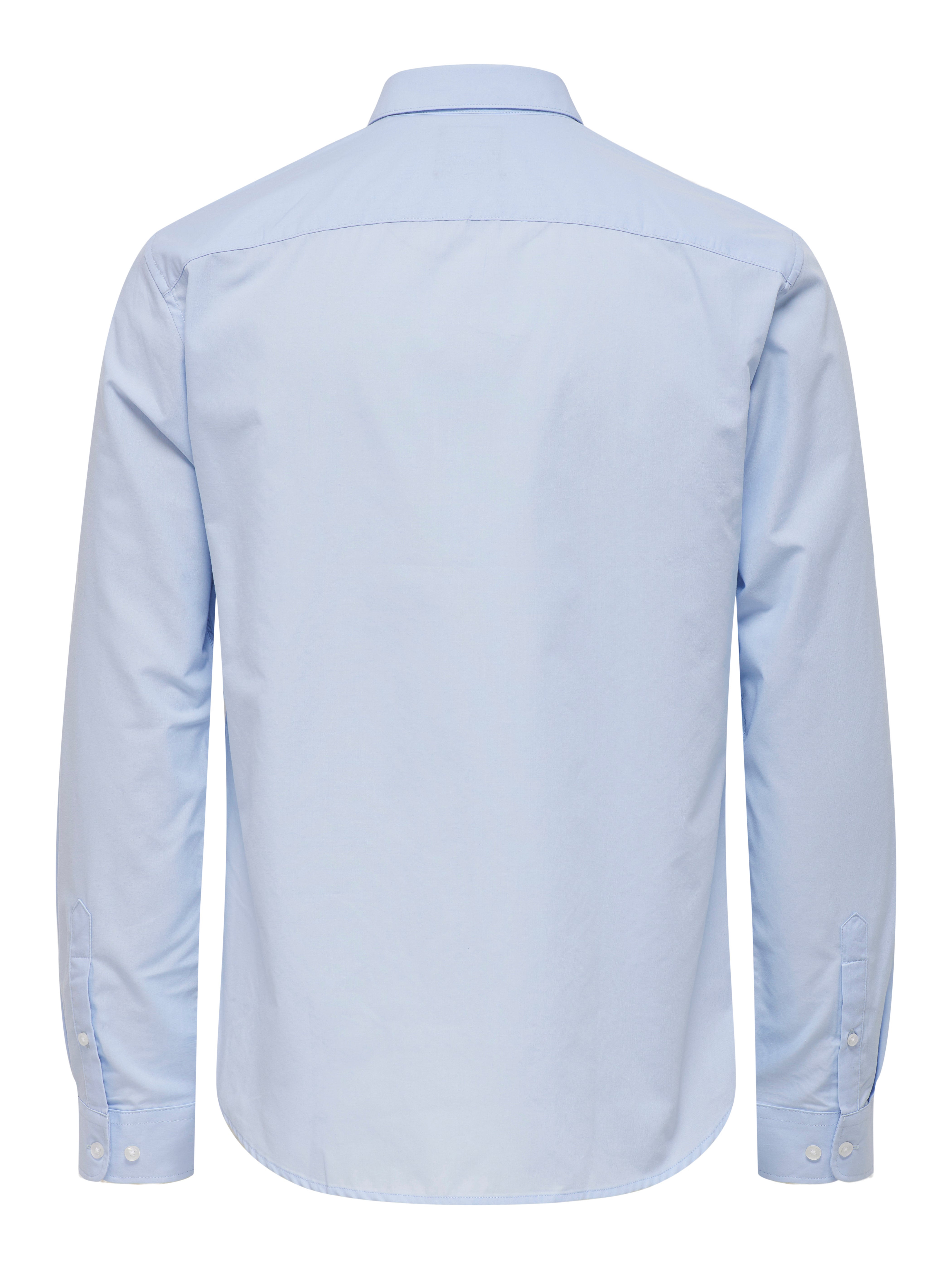 ONSSANE Popelin Hemd Cashmere Blue