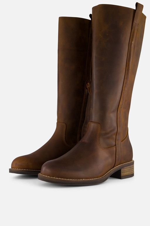 Cellini Hoge laarzen cognac Leer
