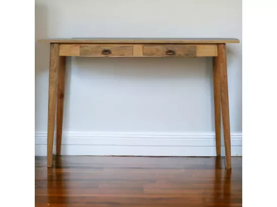 Bureau nordique à 2 tiroirs.